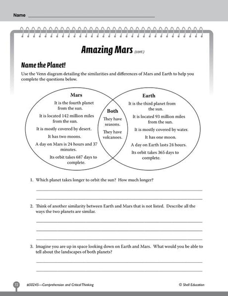 Comprehensive And Critical Thinking Gr 5