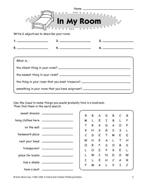 Critical and Creative Thinking Activities, Grade 6+