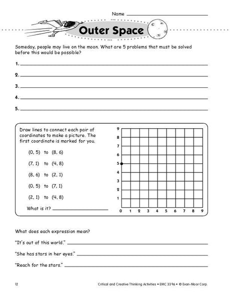 Critical and Creative Thinking Activities, Grade 6+