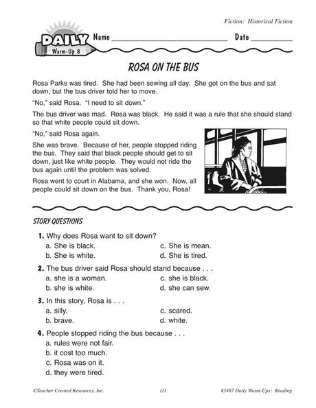 Daily Warm-Ups: Reading, Grade 1