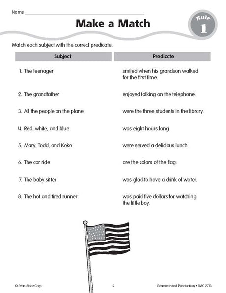 Grammar & Punctuation, Grade 3