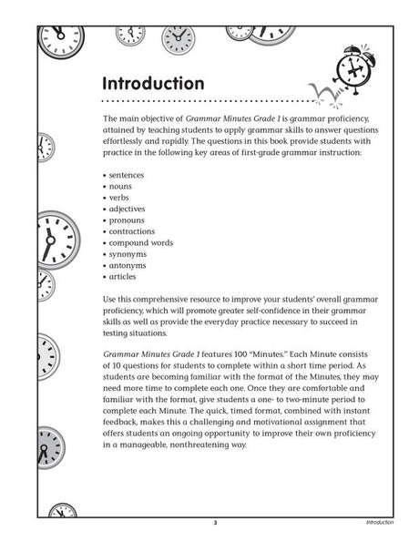 Grammar Minutes Gr 1