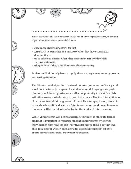 Grammar Minutes Gr 1