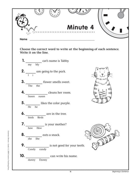 Grammar Minutes Gr 1