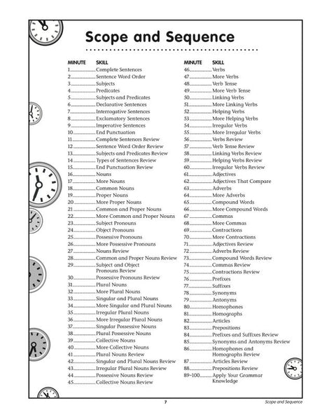 Grammar Minutes Gr 3