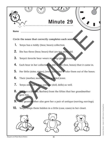 Grammar Minutes Gr 4