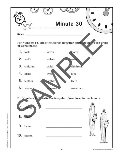 Grammar Minutes Gr 4