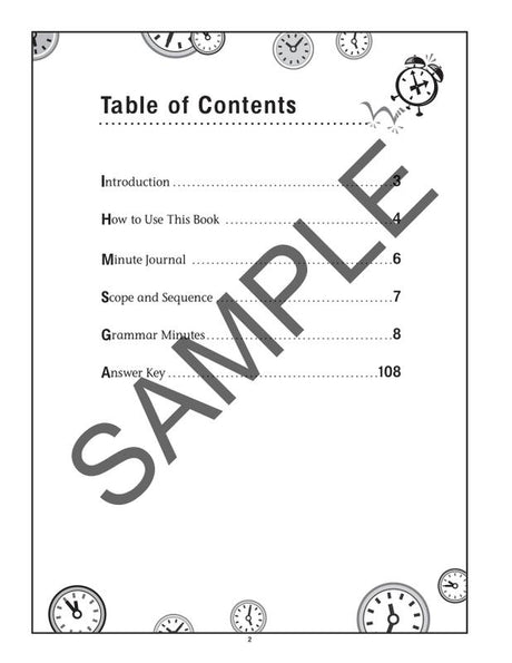 Grammar Minutes Gr 5