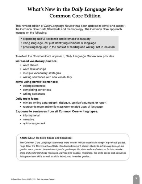 Daily Language Review, Grade 7