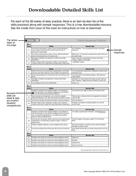 Daily Language Review, Grade 7
