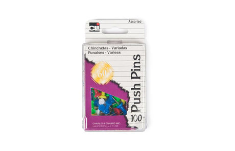 Push Pins, Assorted Colors
