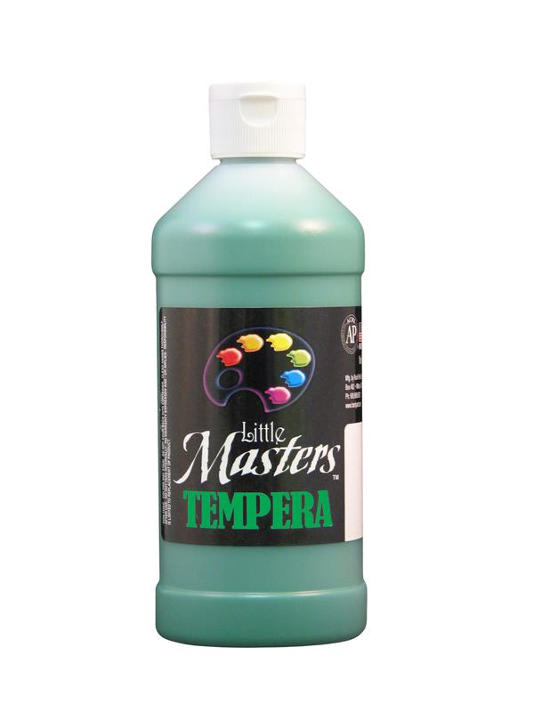 Little Masters Green 16 Oz Tempera Paint