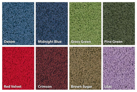 KIDply® Solid Denim Classroom Rug, 4' x 6' Rectangle