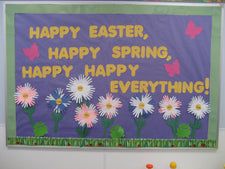 Happy, Happy Everything! - Spring Bulletin Board Idea