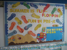 "Summer is Flip-Floppin' Fun!" Bulletin Board Idea