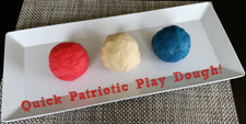 Quick Patriotic Play Dough!