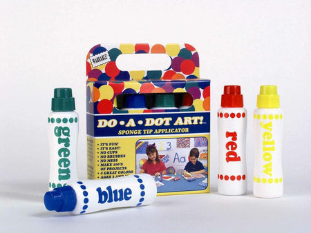 Do-A-Dot Art Washable Brilliant Dot Markers, 6 Colors