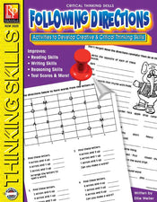 Remedia Publications Critical Thinking Skills Activity Book: Following Directions
