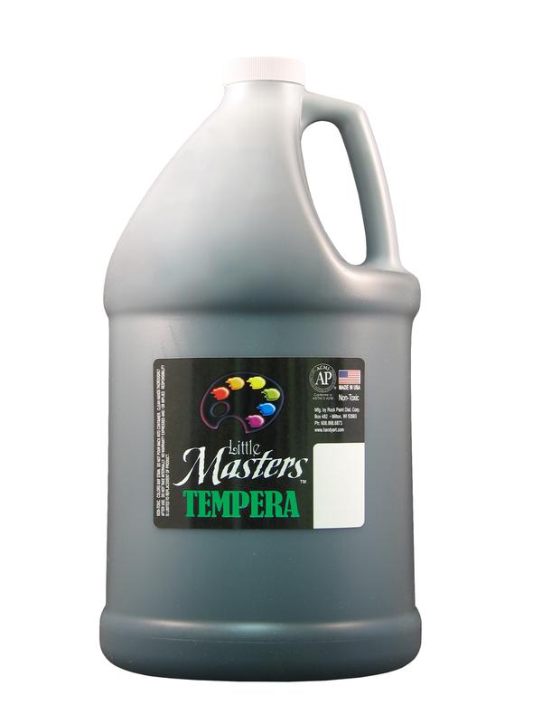 Little Masters Black 128 Oz Tempera Paint