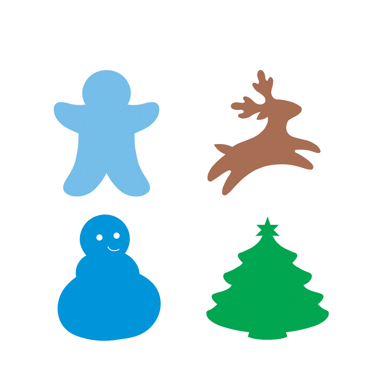 Ellison® SureCut Die Set - Holiday (Basic Beginnings), Large
