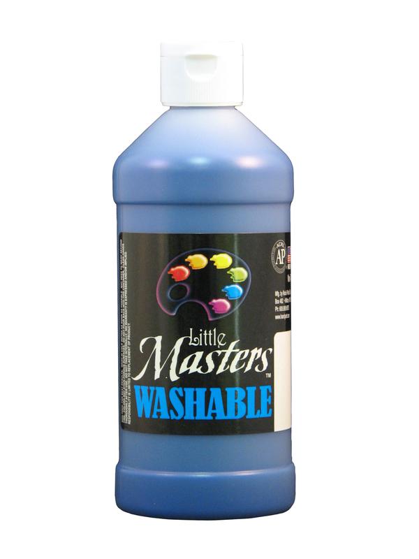Little Masters Blue 16 Oz Washable Paint