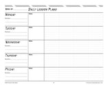 Chalkboard Teacher Lesson Plan Book
