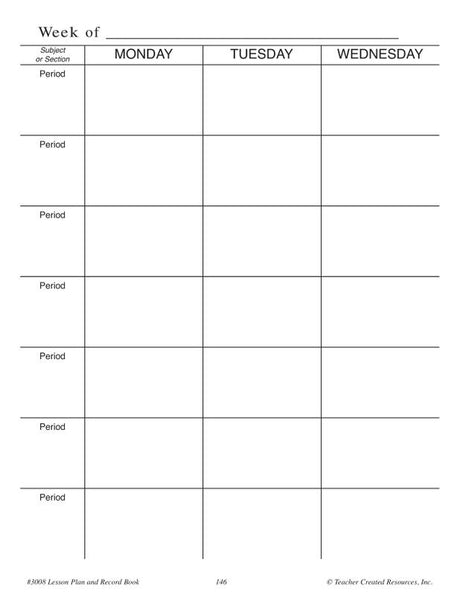 Classroom Theme Lesson Plan and Record Book