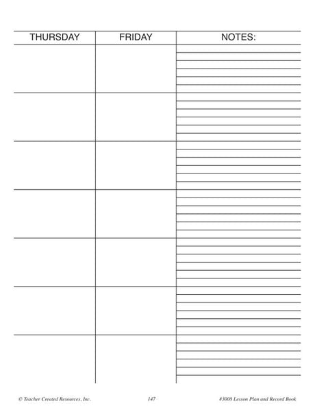 Classroom Theme Lesson Plan and Record Book