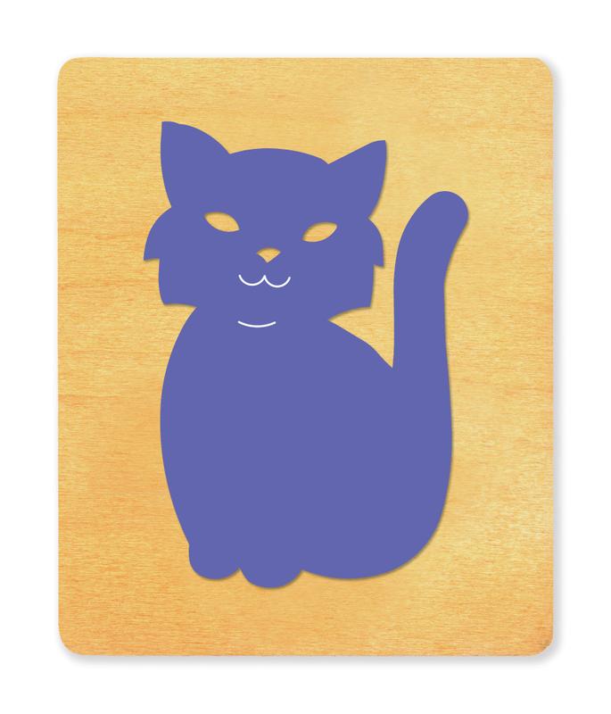 Ellison® SureCut Die - Cat (Basic Beginnings), Large