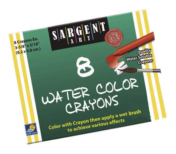 Sargent Art Watercolor Crayons 8Count