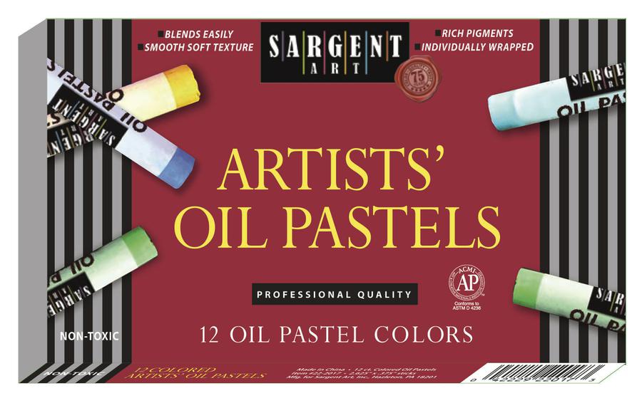 Sargent 12 Count Regular Oil Pastels 