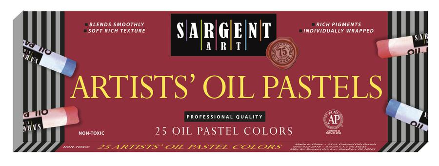 Sargent 25 Count Regular Oil Pastels 