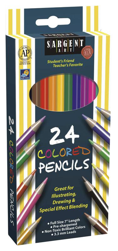 Sargent Art Colored Pencils 24/Set