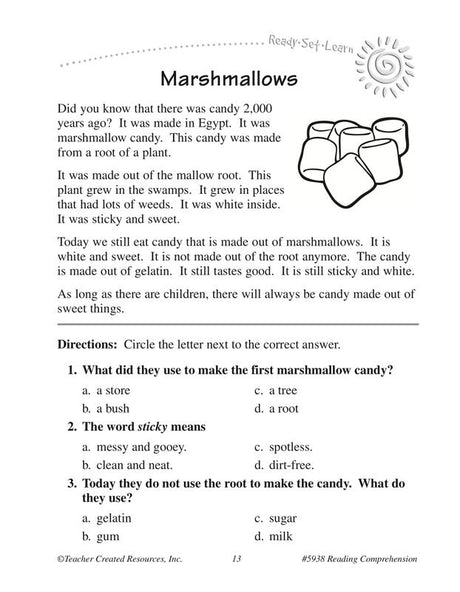 Ready-Set-Learn: Reading Comprehension Grade 2