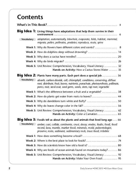 Daily Science, Grade 3