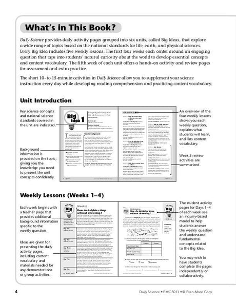 Daily Science, Grade 3