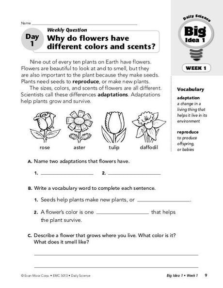 Daily Science, Grade 3