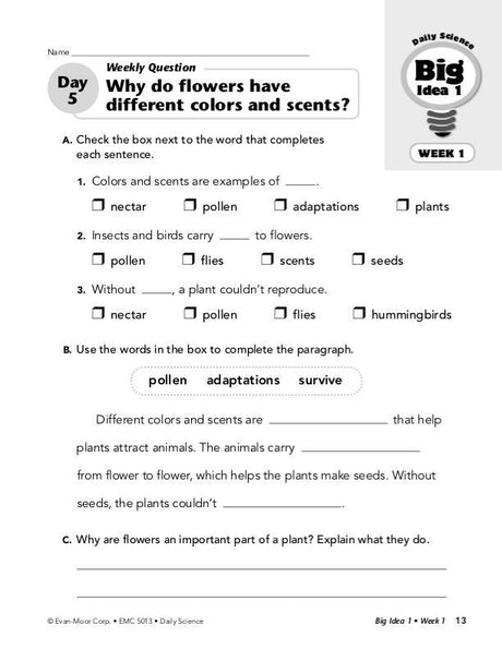 Daily Science, Grade 3