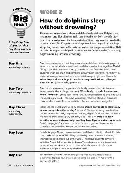 Daily Science, Grade 3