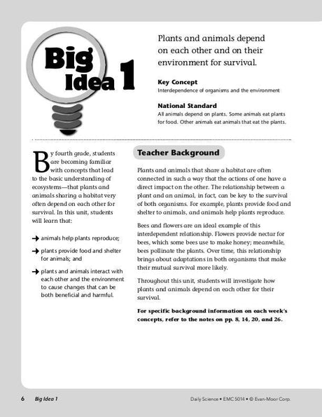 Daily Science, Grade 4