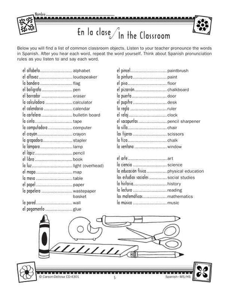 Spanish Resource Book, Gr 6-12