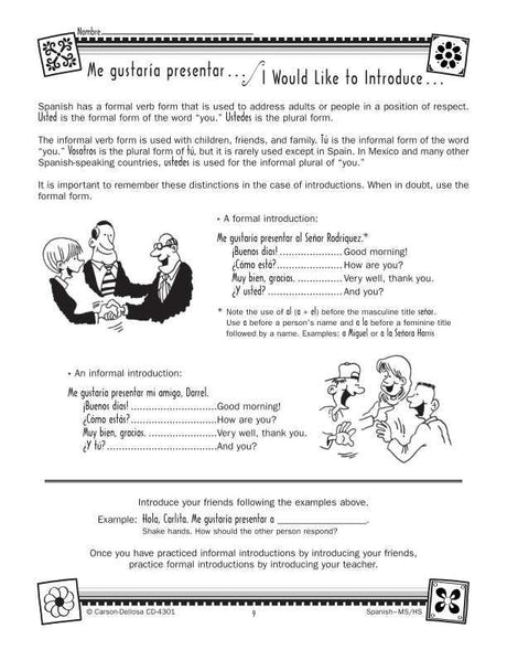 Spanish Resource Book, Gr 6-12
