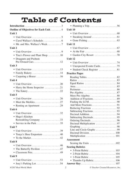 Real-World Math Activity Book, Grades 5-8