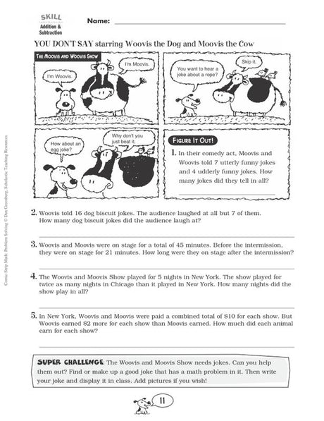 Comic-Strip Math: Problem Solving