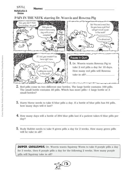 Comic-Strip Math: Problem Solving