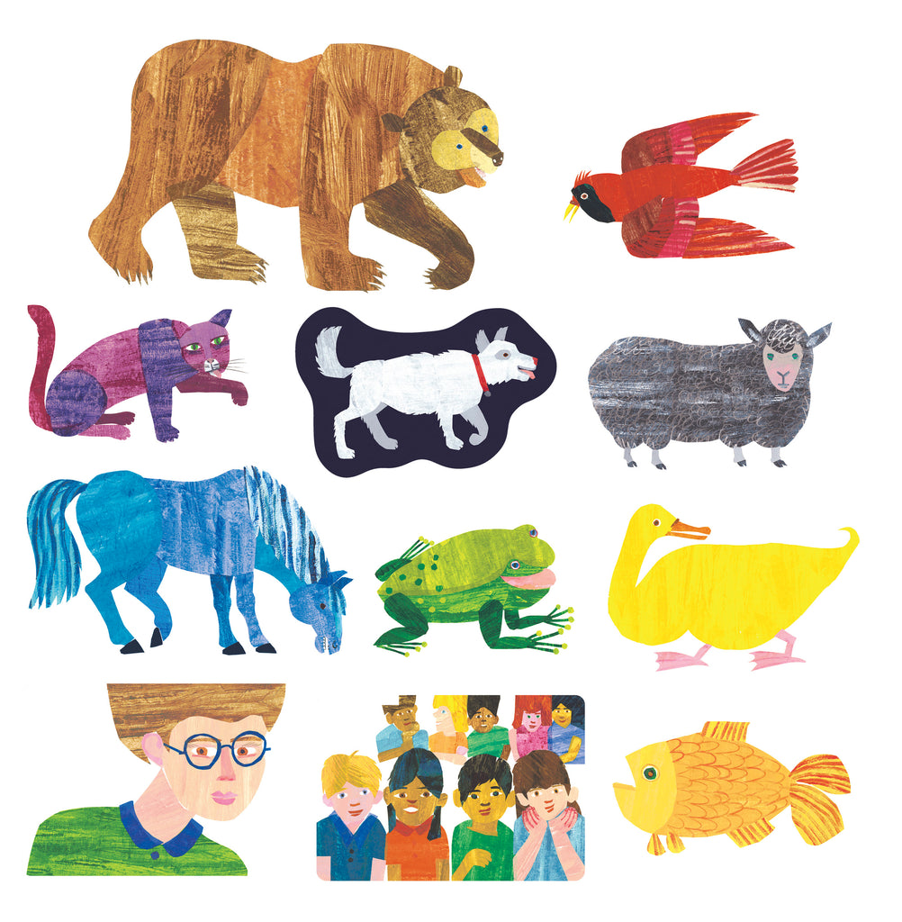 Eric Carle "Brown Bear, Brown Bear, What Do You See?" Flannelboard Set