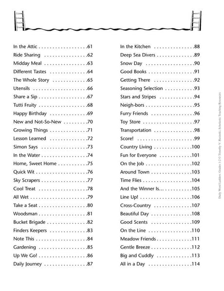 Daily Word Ladders: Grades 1–2