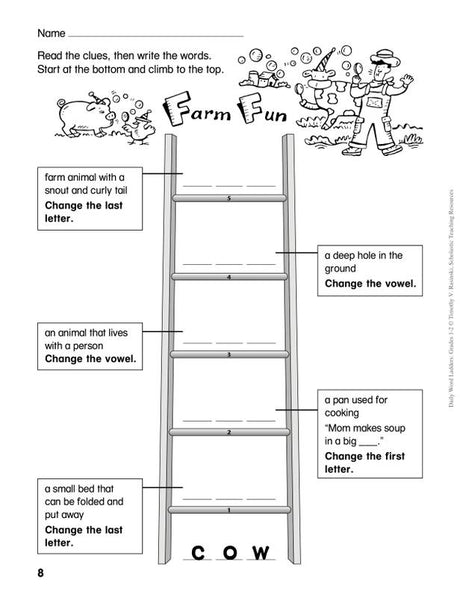 Daily Word Ladders: Grades 1–2