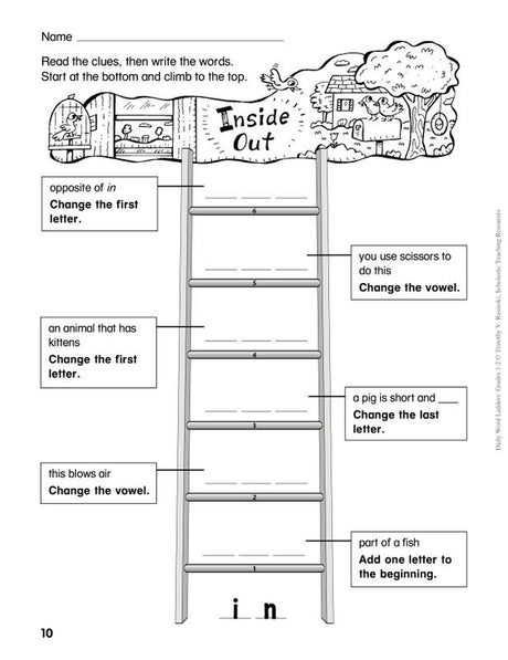 Daily Word Ladders: Grades 1–2
