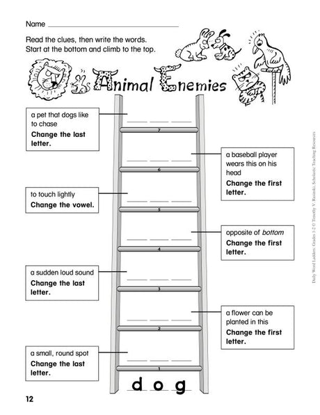 Daily Word Ladders: Grades 1–2